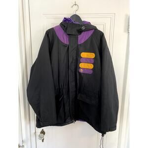 Vintage Minnesota Vikings G-II Carl Banks Winter Jacket Size Large